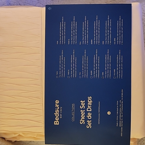 Bedsure Bedding Bedsure King 4 Piece Hotel Luxury Blush Pink Sheet